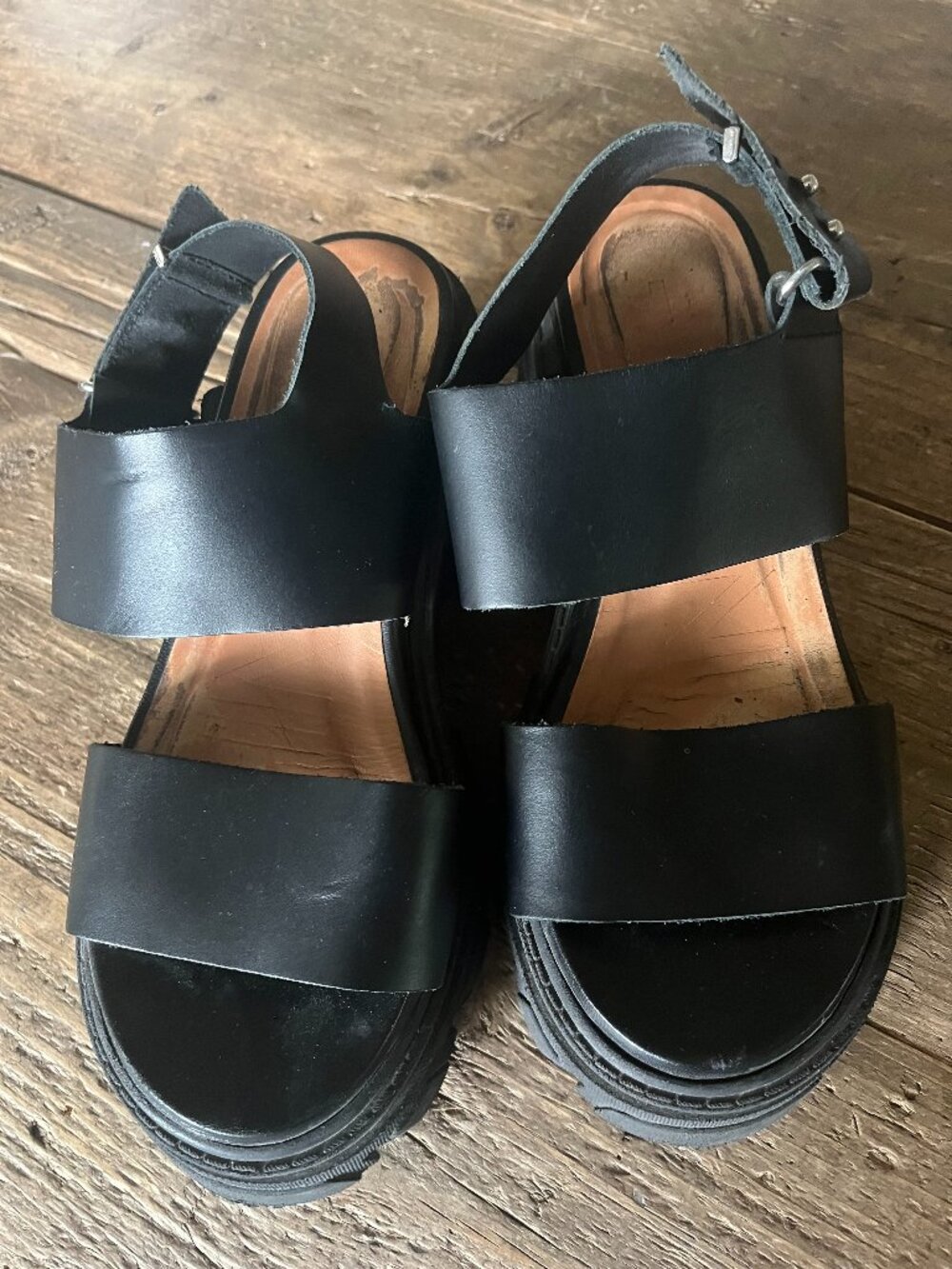 GANNI lug sandals